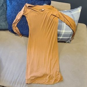 Mustard/Burnt orange dress